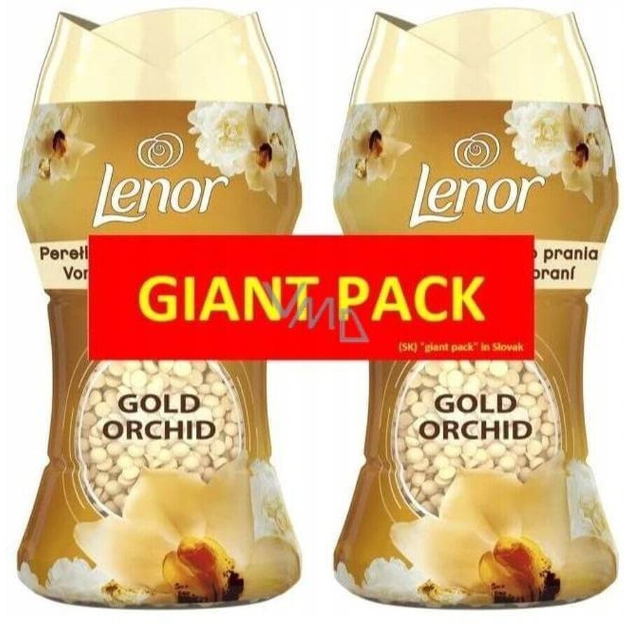 Lenor Beads 2 x 140g Golden Orchid 1×140 g, perles de lavage parfumées