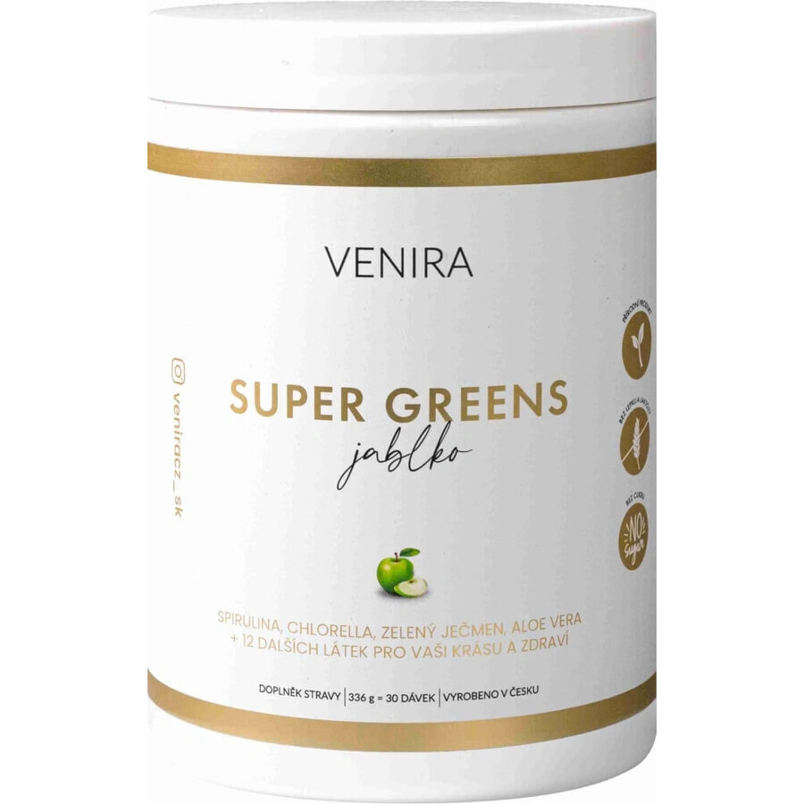 VENIRA Super Greens măr 1×336 g, integratore alimentare