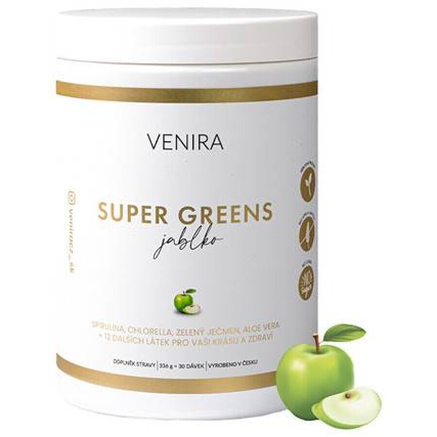 VENIRA Super Greens măr 1×336 g, integratore alimentare