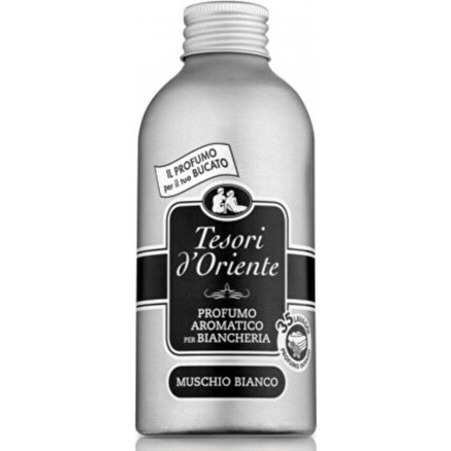 TESORI D-ORIENTE Profumo concentrato per bucato Muchio Bianco 250ml 1×250 ml, Balsamo per tessuti