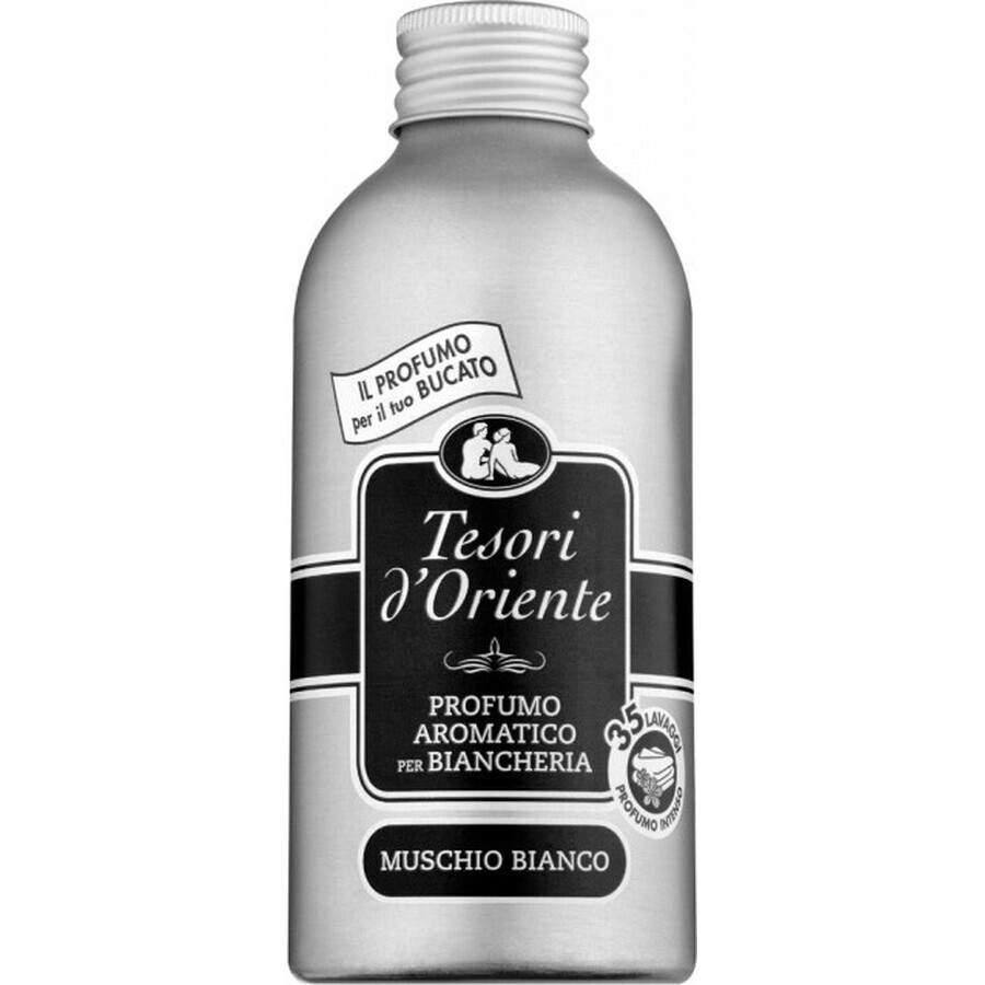 TESORI D-ORIENTE Profumo concentrato per bucato Muchio Bianco 250ml 1×250 ml, Balsamo per tessuti