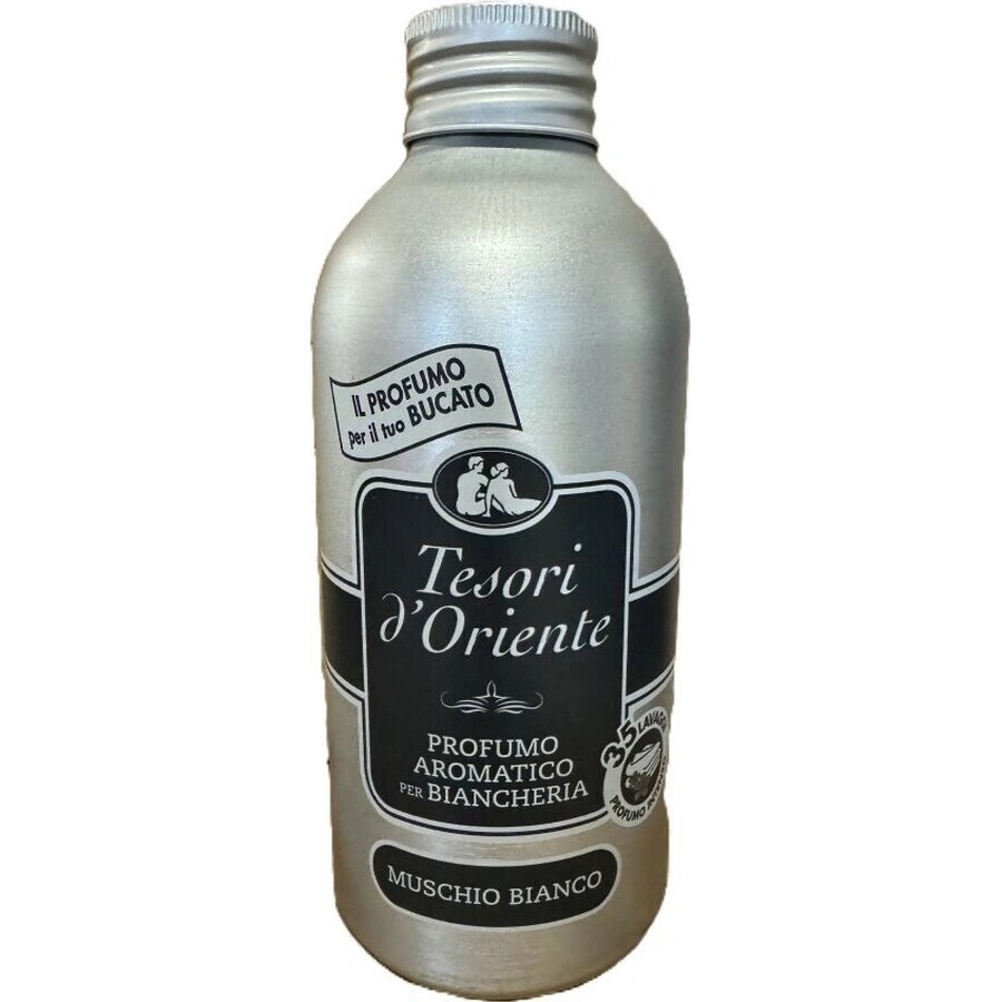 TESORI D-ORIENTE Profumo concentrato per bucato Muchio Bianco 250ml 1×250 ml, Balsamo per tessuti