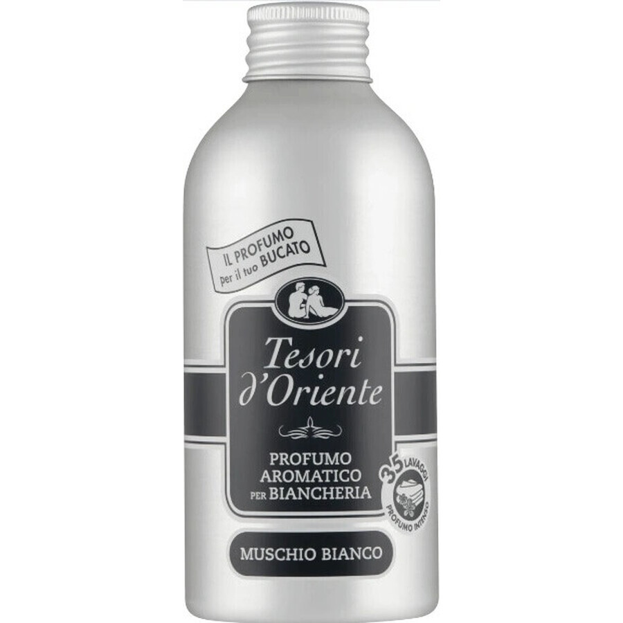 TESORI D-ORIENTE Profumo concentrato per bucato Muchio Bianco 250ml 1×250 ml, Balsamo per tessuti