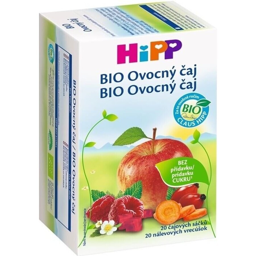 HiPP Organic Fruit Tea 20×2 g, thé aux fruits