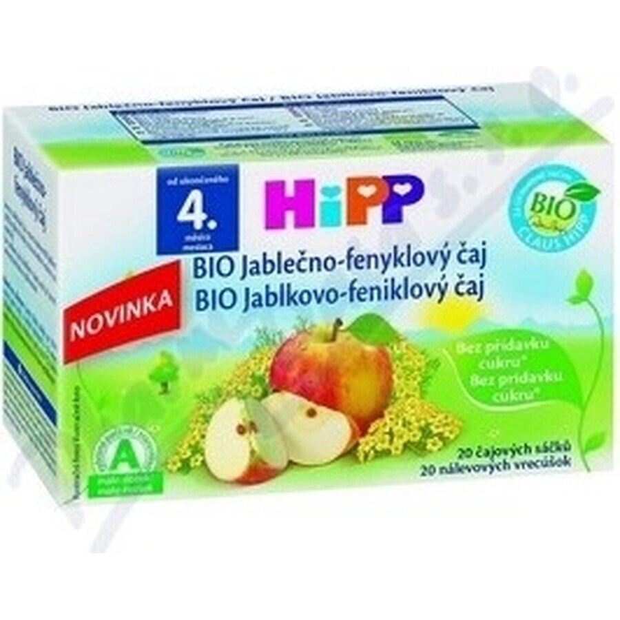 HiPP Organic Fruit Tea 20×2 g, thé aux fruits