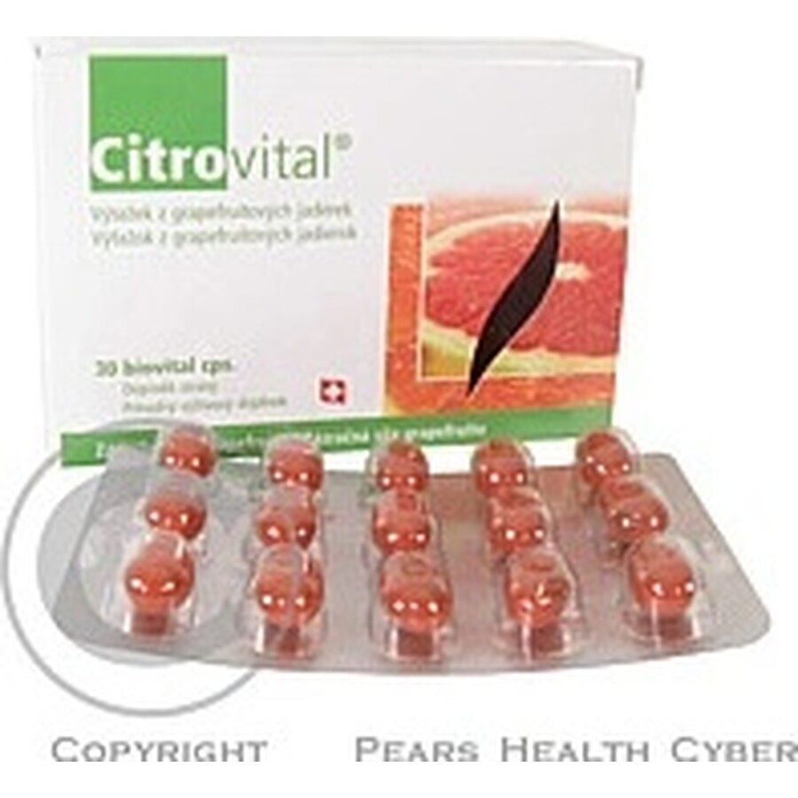 CITROVITAL CITROVITAL CÁPSULAS 1×30 cps, complemento alimenticio