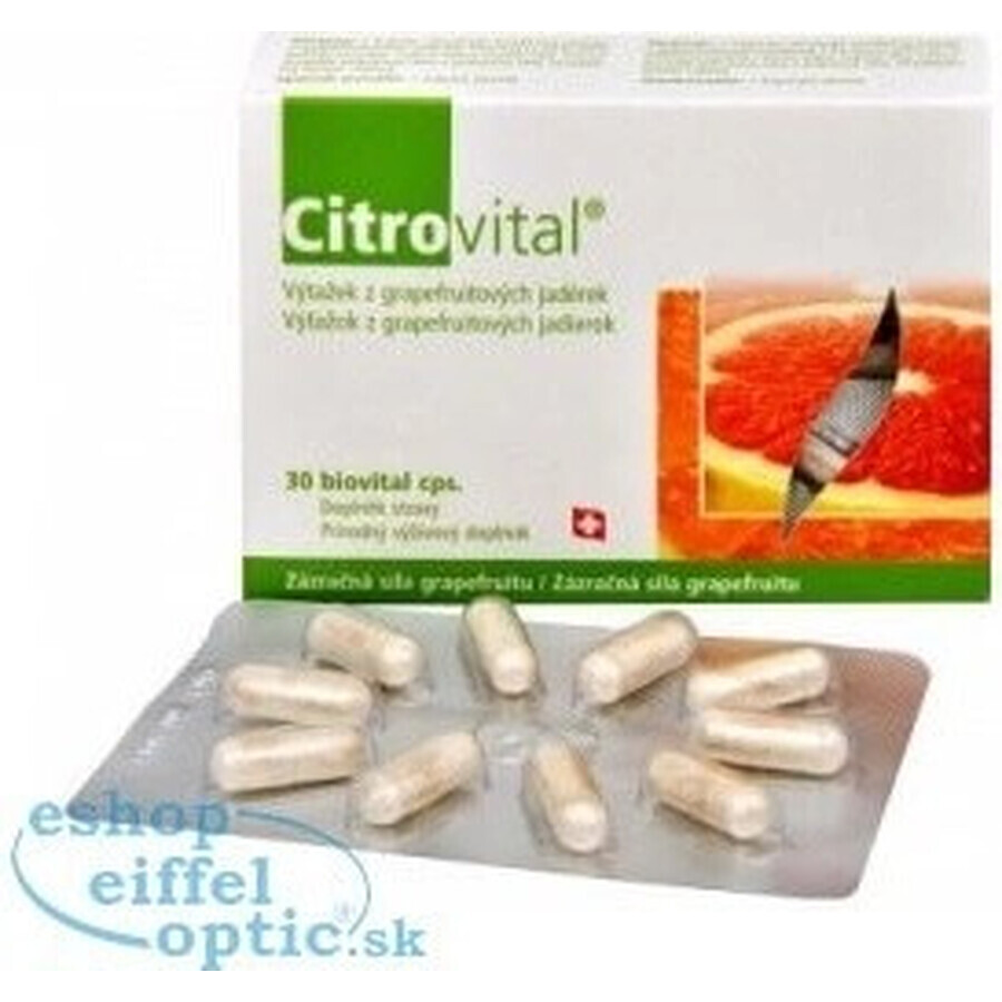 CITROVITAL CITROVITAL CÁPSULAS 1×30 cps, complemento alimenticio