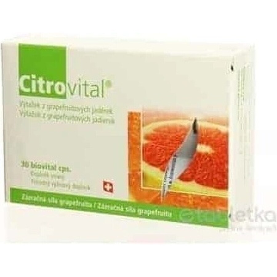 CITROVITAL CITROVITAL CÁPSULAS 1×30 cps, complemento alimenticio