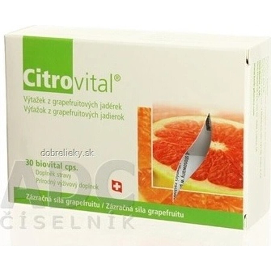 CITROVITAL CITROVITAL CÁPSULAS 1×30 cps, complemento alimenticio