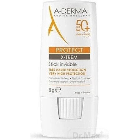 A-DERMA PROTECT X-TREM STICK 50+ transparante stick 1x8 g