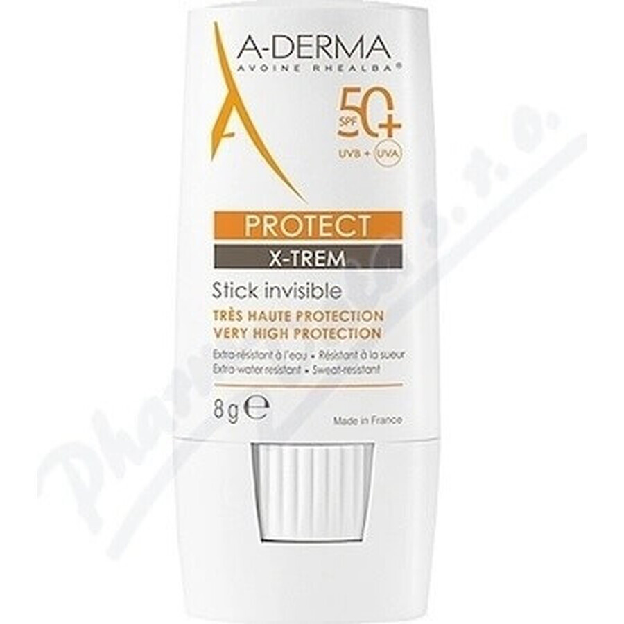 A-DERMA PROTECT X-TREM STICK 50+ transparante stick 1x8 g