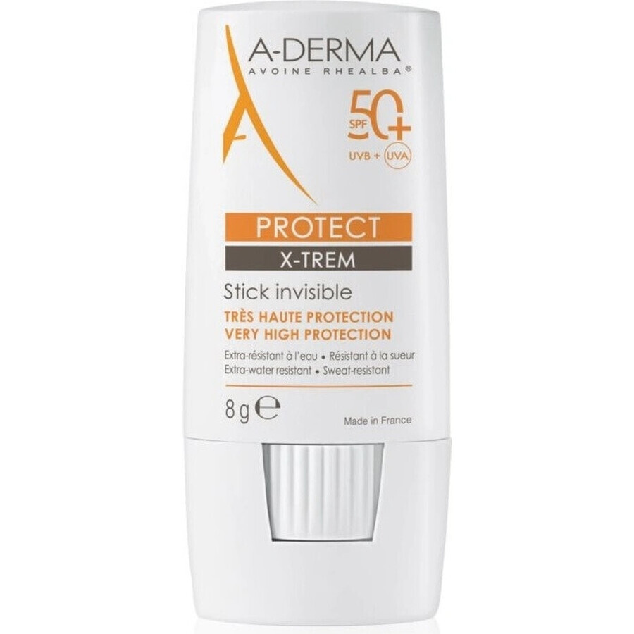 A-DERMA PROTECT X-TREM STICK 50+ transparante stick 1x8 g