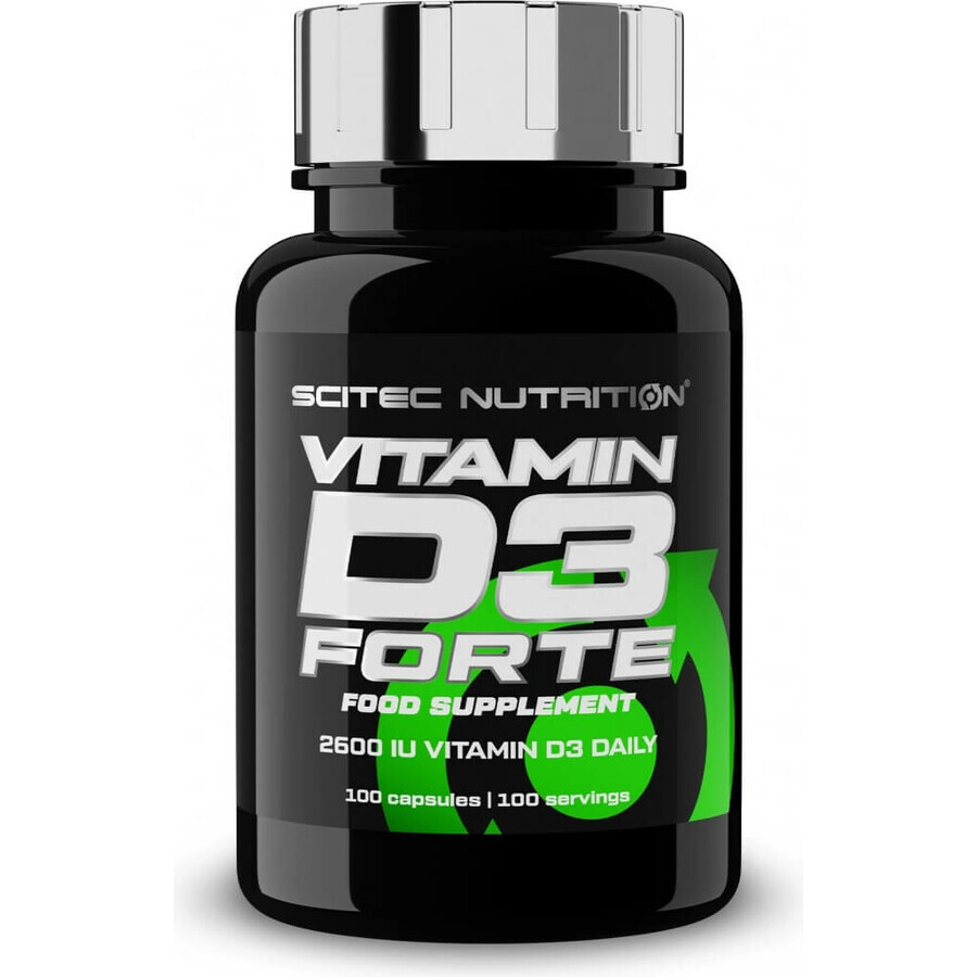 Scitec Nutrition Vitamina D3 Forte 1×100 cps, integratore alimentare