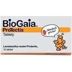 BioGaia ProTectis 1×10 pezzi, compresse masticabili - gusto fragola