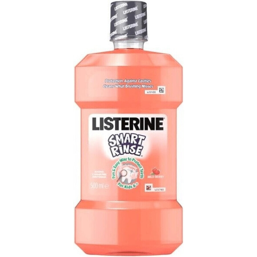 LISTERINE® SMART RINSE™ Bacău collutorio 1×500 ml, acqua per la bocca