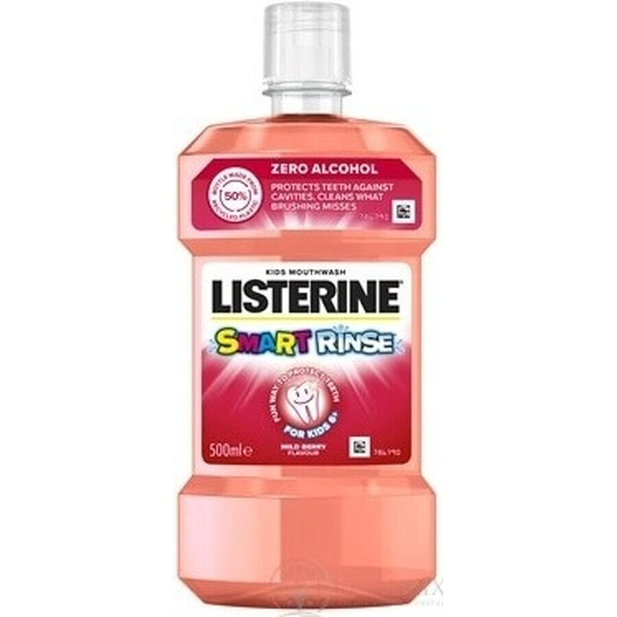 LISTERINE® SMART RINSE™ Bacău collutorio 1×500 ml, acqua per la bocca