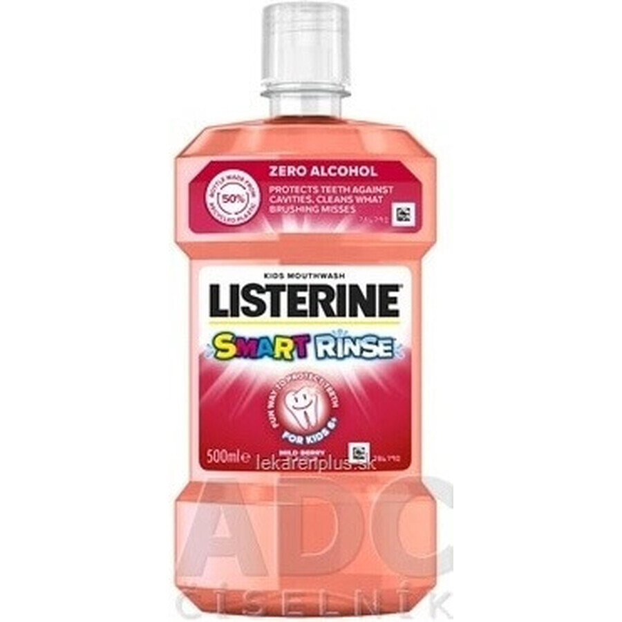 LISTERINE® SMART RINSE™ Bacău collutorio 1×500 ml, acqua per la bocca