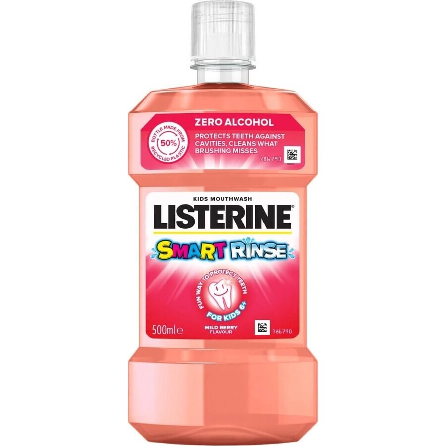 LISTERINE® SMART RINSE™ Bacău collutorio 1×500 ml, acqua per la bocca