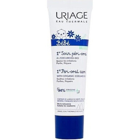 URIAGE BÉBÉ 1er Cuidado Peri-Oral, 30ml 1×30ml, crema calmante para las estrías del bebé