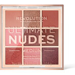 Revolution, Ultimate Nudes Medium, Lidschatten-Palette 1×0,90 g, Lidschatten-Palette