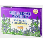 PASTIGLIE MÜLLER CON SALVIA E VIT. C 1×12 pz, per il raffreddore