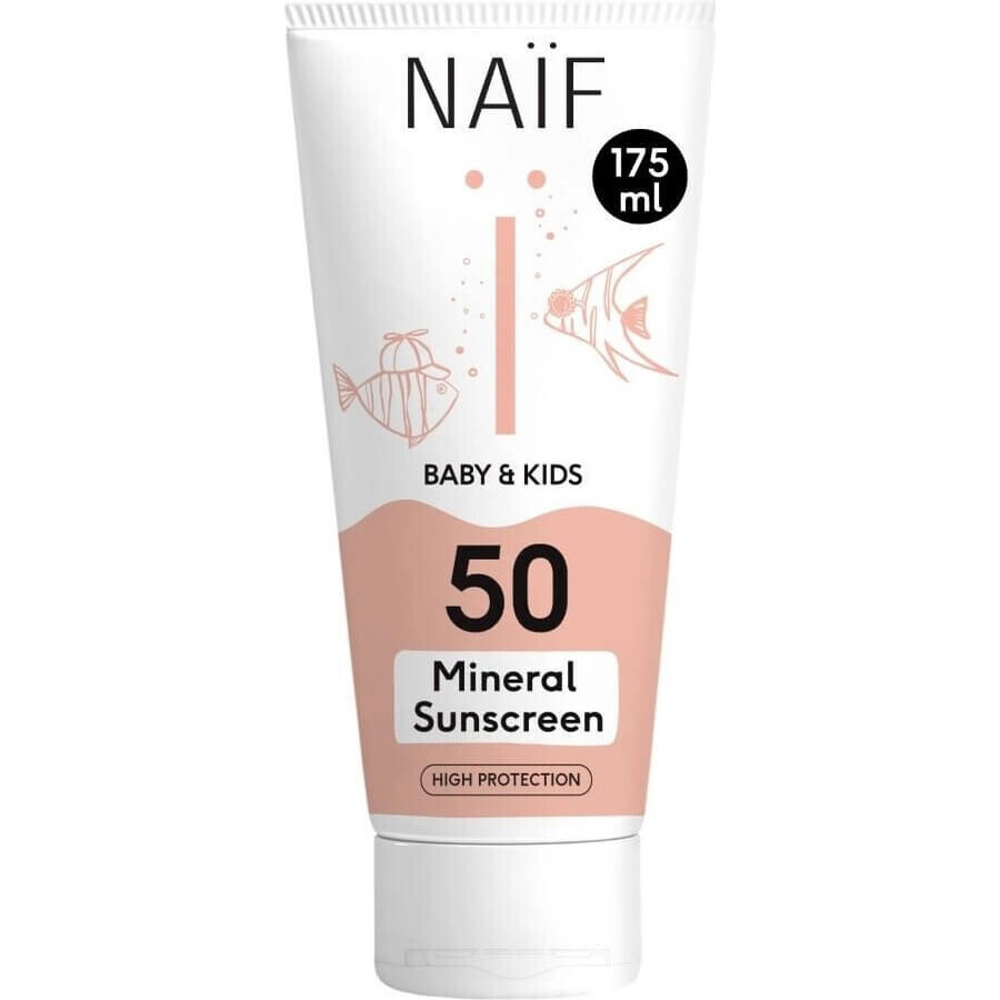 NAÏF Protective Sunscreen SPF 50 für Kinder und Babies 1×175 ml, Sonnenschutz