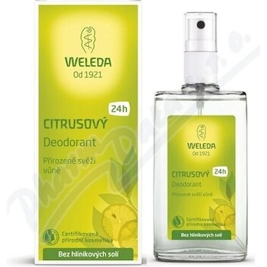 WELEDA Deodorant Citrus 1×200 ml, deodorant, refill - without spray