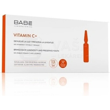 BABÉ VITAMIN C+ Solution in 10×2 ml ampoules