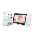 VTECH BM5150-BEAR, baby video babysitter with 5" screen 1×1pcs, babysitter