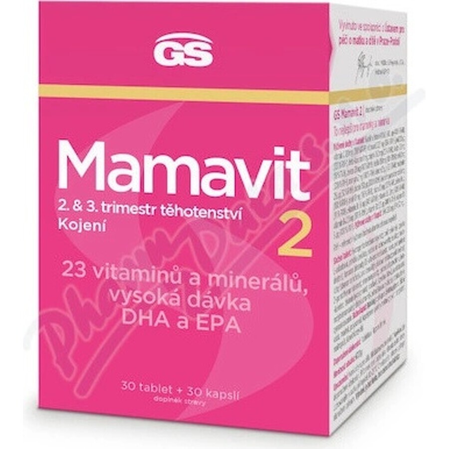 GS Mamavit 2 Gravidanza e allattamento 1×60 cps, integratore alimentare