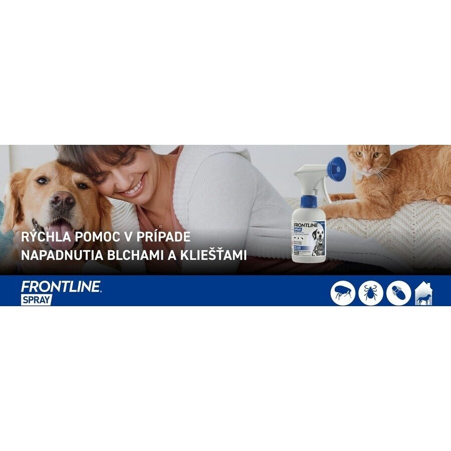 FRONTLINE SPRAY 2,5 mg/ml - 250 ml 1x250 ml, preparato antiparassitario