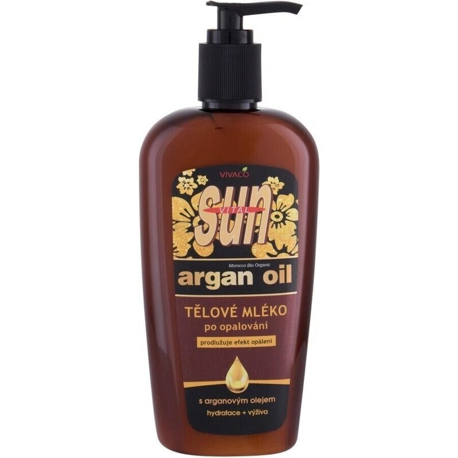 SUN ARG ARGAN BRONZ lozione corpo doposole 1×300 ml, lozione corpo doposole