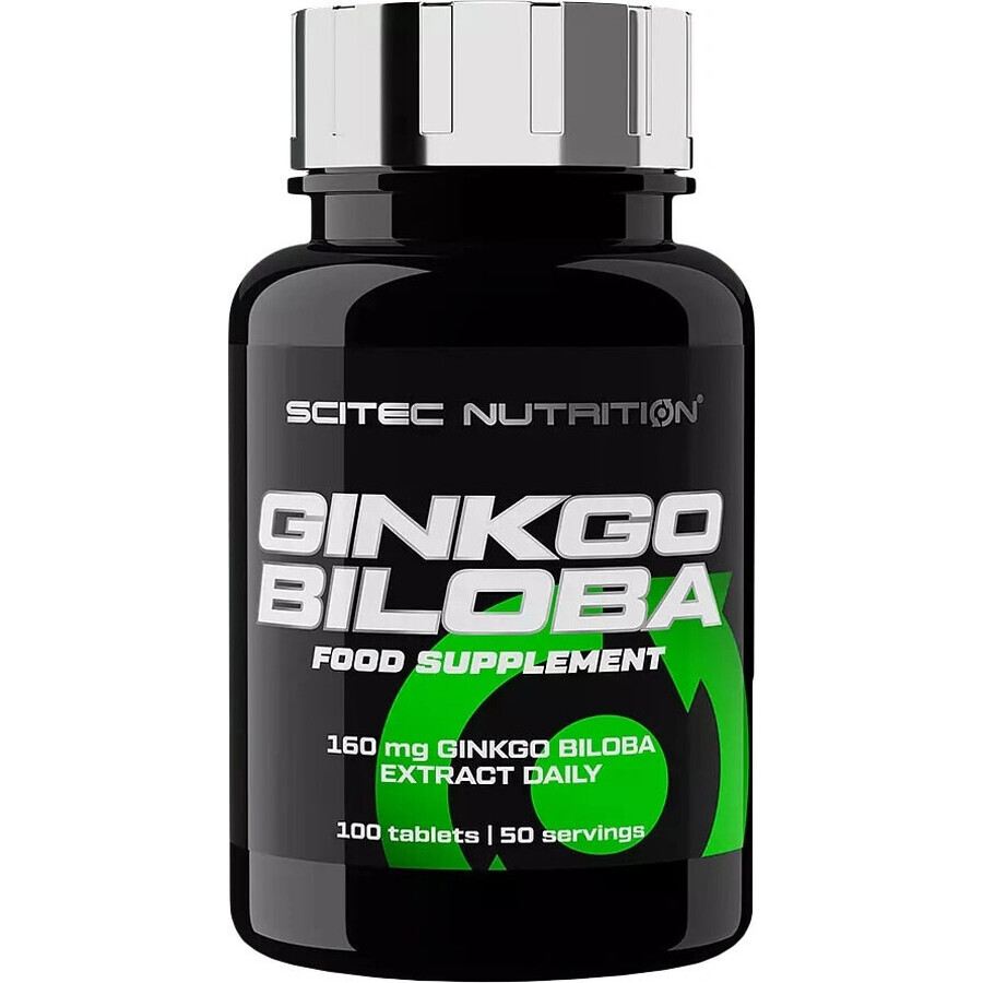 Scitec Nutrition Ginkgo Biloba 1×100 tbl, Nahrungsergänzungsmittel