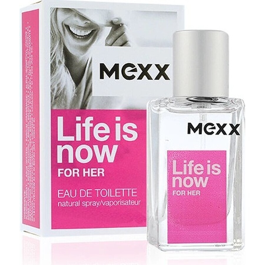 Mexx Life Is Now For Her Edt 15ml 1×15 ml, Eau de toilette