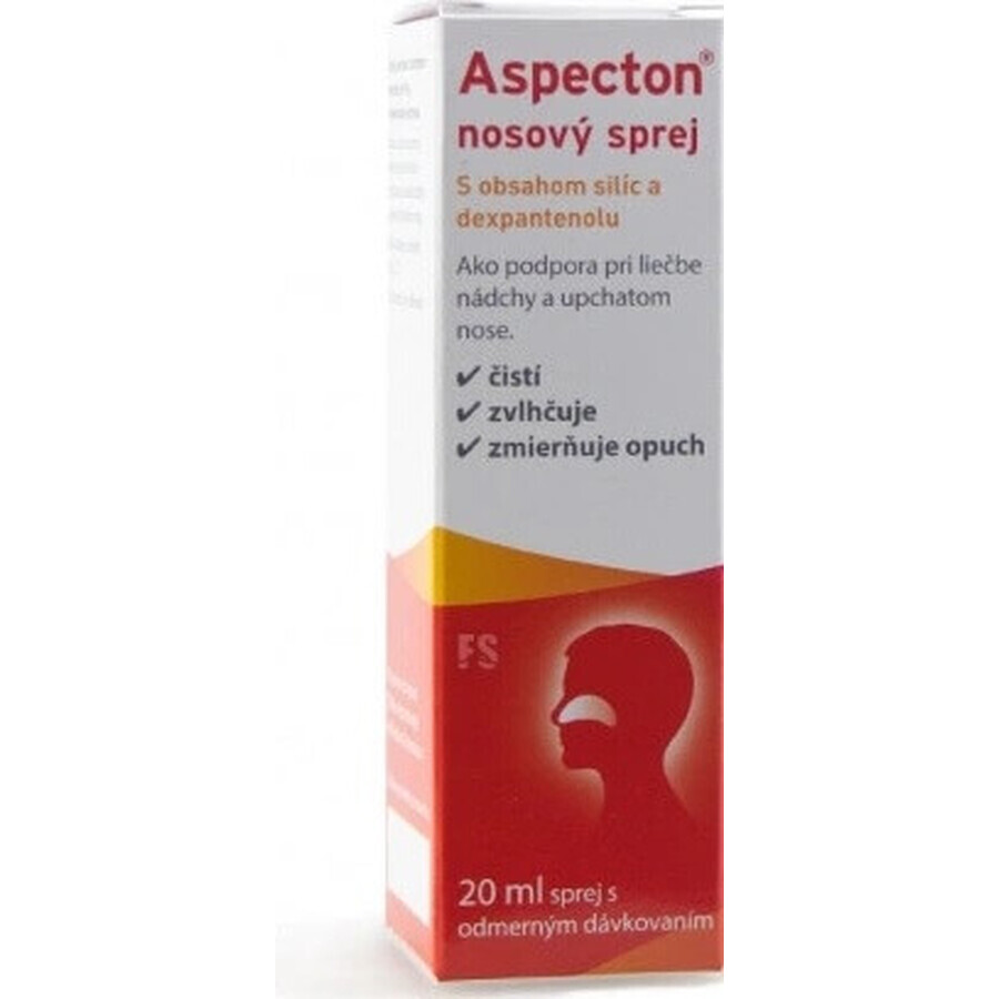 Aspecton nasal spray 1×20 ml, spray