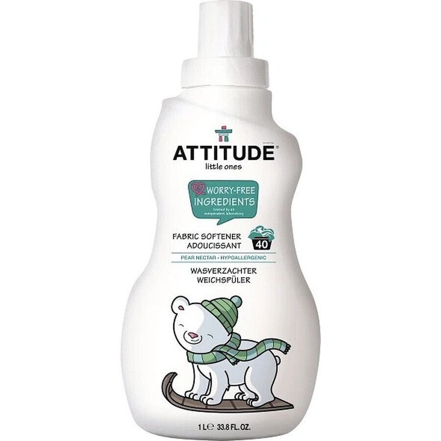 ATTITUDE Lessive pour enfants avec arôme de jus de poire 1×1000 ml, Lessive pour enfants