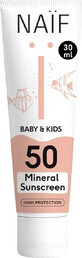 NA&#207;F Protezione solare SPF 50 per bambini e neonati 1&#215;30 ml, protezione solare