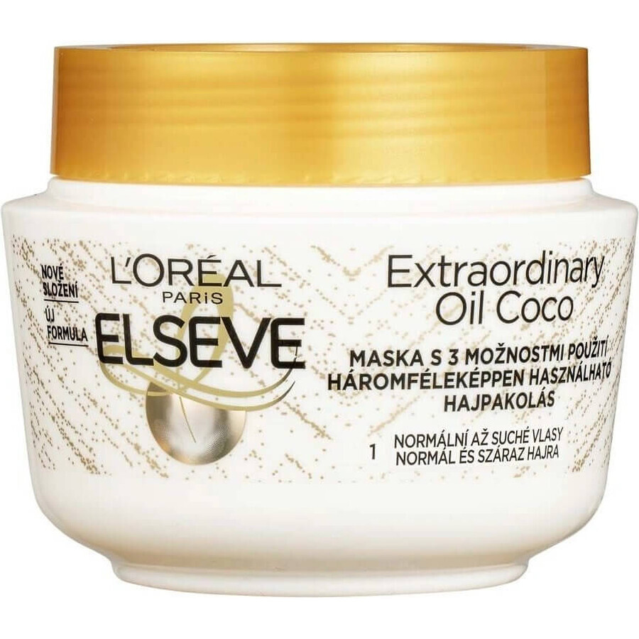 L'Oréal Paris Elseve Elseve Extraordinary Oil Coco Mask, 300 ml 1×300 ml mask