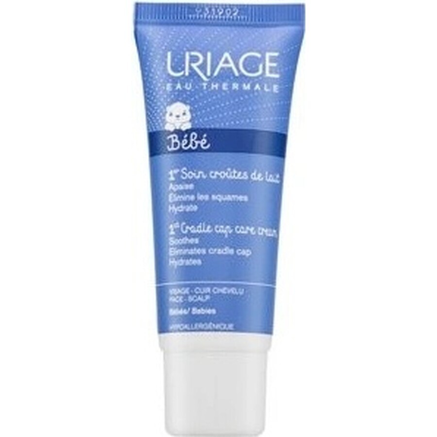 URIAGE BÉBÉ 1st Cradle Cap Care Cream, 40ml 1×40 ml, cremă de ciulin de lapte