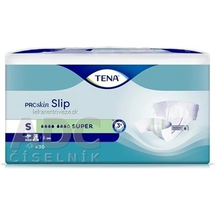 TENA Super S Briefs 1×30 pcs, slip de couche