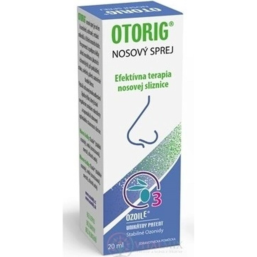 Ozonidi OTORIG spray nasale 1×20 ml, spray nasale