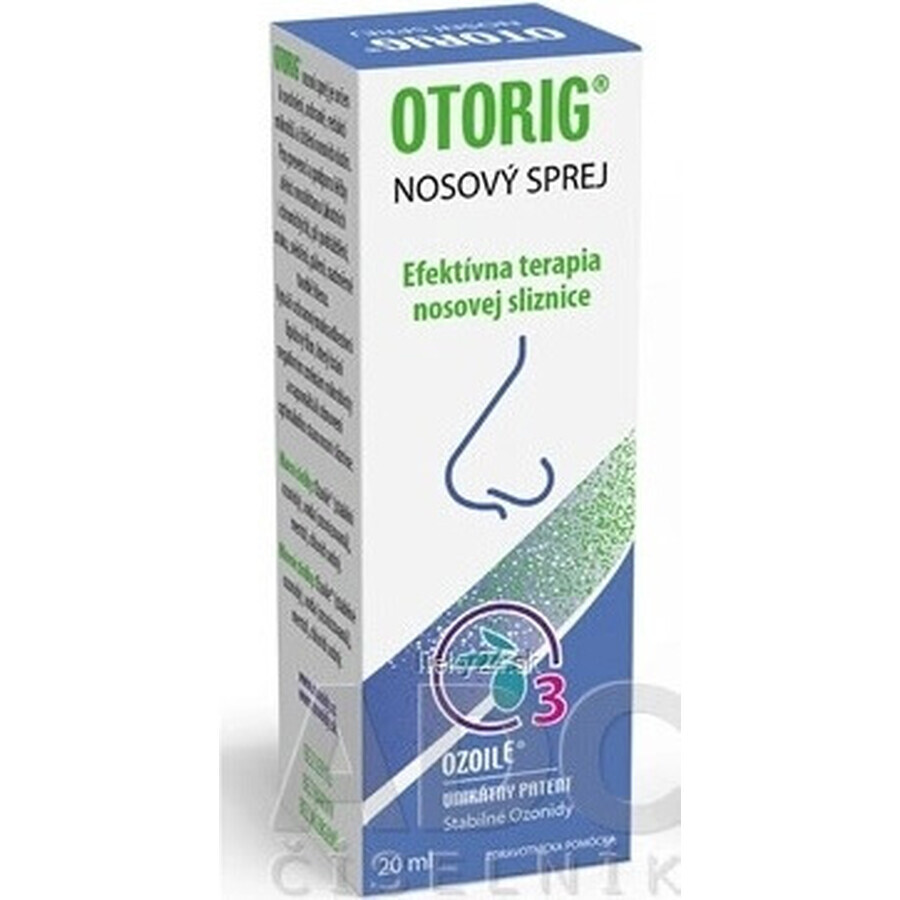 Ozonidi OTORIG spray nasale 1×20 ml, spray nasale