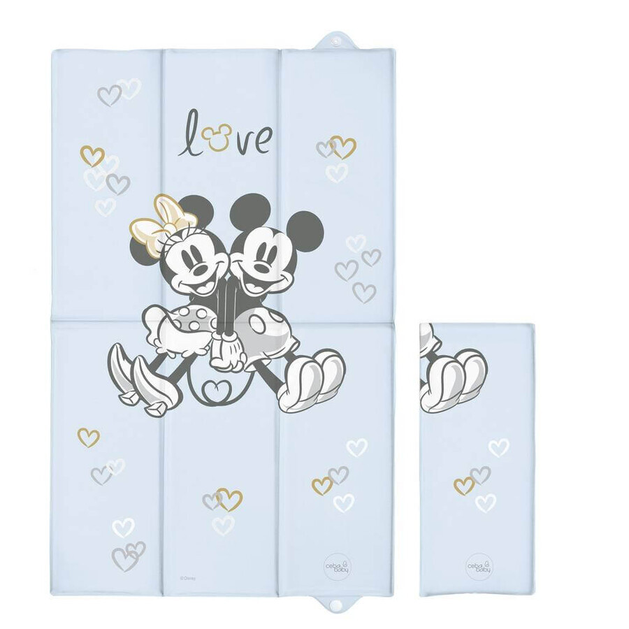 Tappeto da viaggio CEBA (50x80) Disney Minnie & Mickey Blu 1×1 pz.