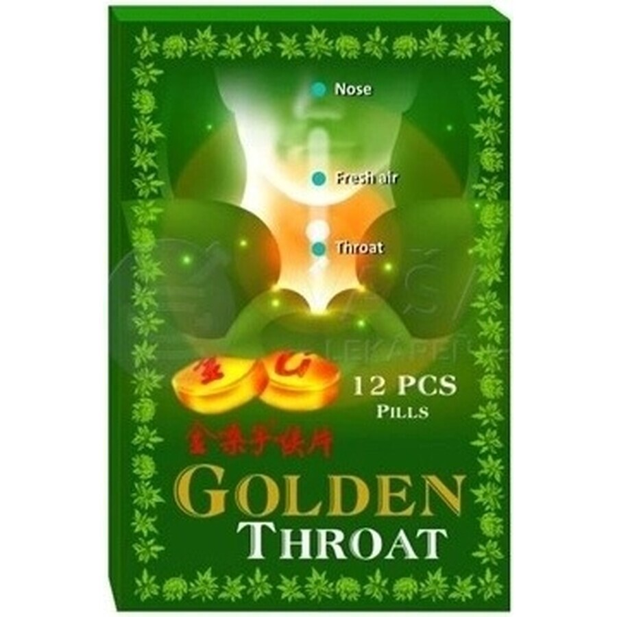 Golden Throat - Amazonas 1×12 buc, supliment alimentar