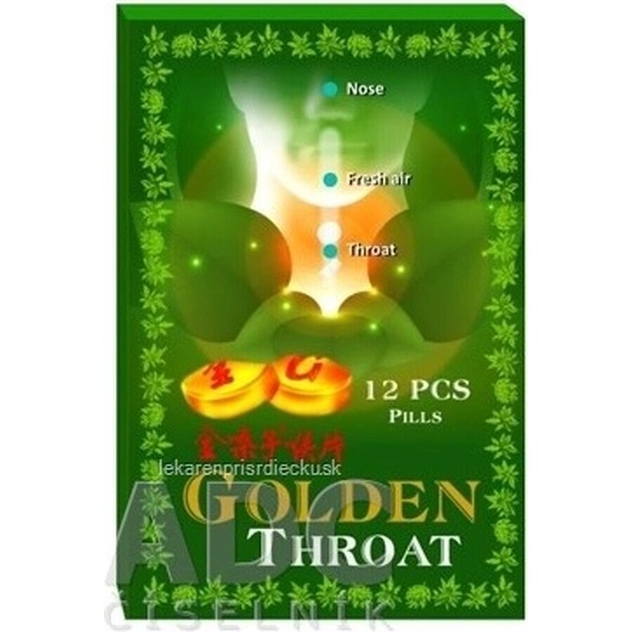 Golden Throat - Amazonas 1×12 buc, supliment alimentar