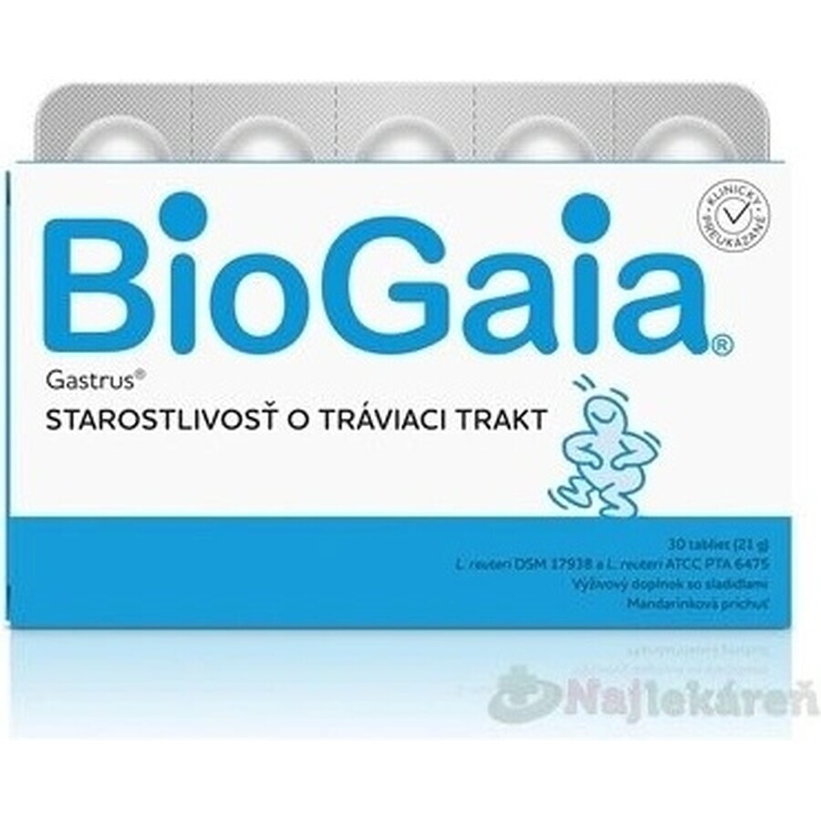 BIOGAIA GASTRUS TBL 30 1×30 tbl, complemento alimenticio