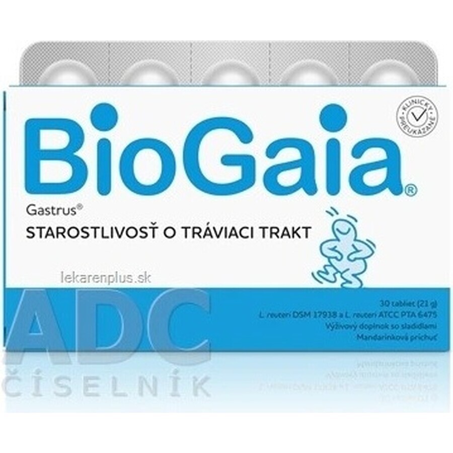 BIOGAIA GASTRUS TBL 30 1×30 tbl, complemento alimenticio