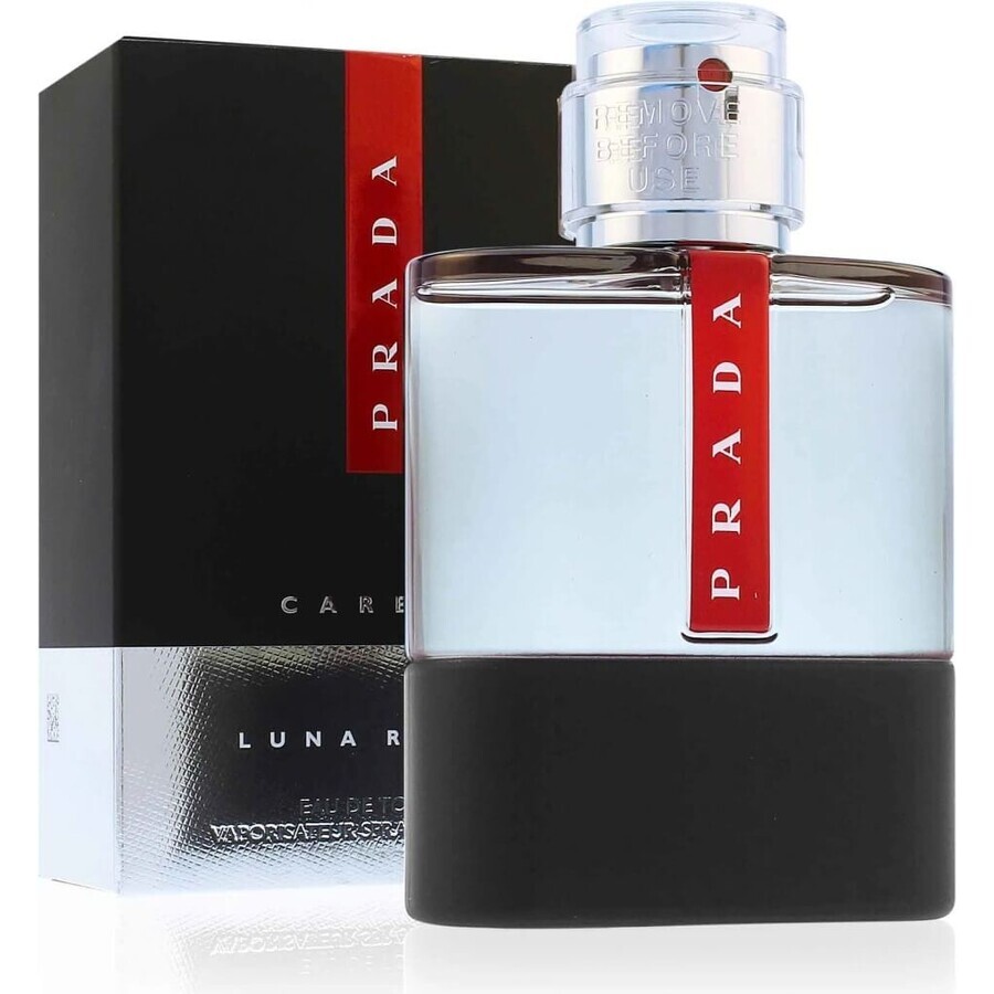 Prada Luna Rossa Carbon Edt 50ml 1×50 ml, Eau de toilette