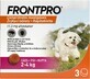 FRONTPRO&#174; compresse masticabili antiparassitarie per cani (2-4 kg) 1&#215;3 tbl, compresse antiparassitarie