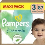 PAMPERS HARMONIE BABY DIAPERS V.3 6-10KG 87KS 1×87 pcs, diapers in size 3